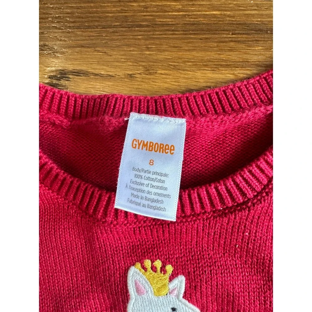 Gymboree Girls Red Nutcracker Mouse Sweater & Green Skort Set Size 8 Holiday